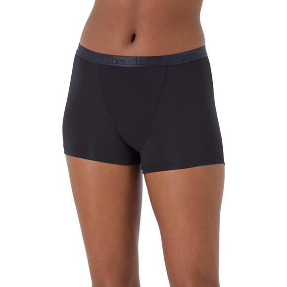 New Hanes 5 Pack Womens Large Originals Ultra SuperSoft Boxer Brief Underwear - Picture 2 of 5